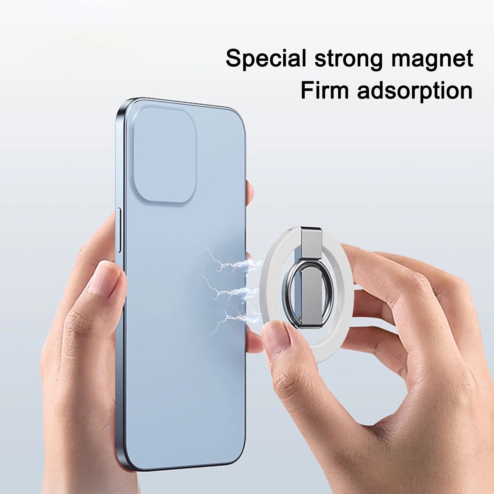 Asli Global Magnaring Magnetic Ring Stand | Silver Asli Global Magnaring Magnetic Ring Stand | Silver